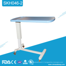 SKH046-2 Table de lit réglable à hauteur d&#39;hôpital avec roues